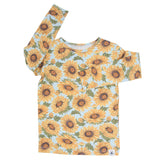 Sammy's Sunflower Big Kid Pajama Set Aaria Tees