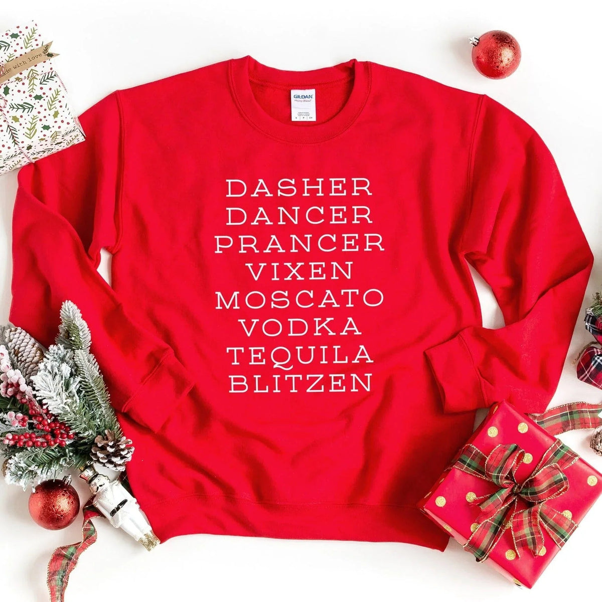 Santa Claus's Reindeer Sweatshirt - Aaria Tees