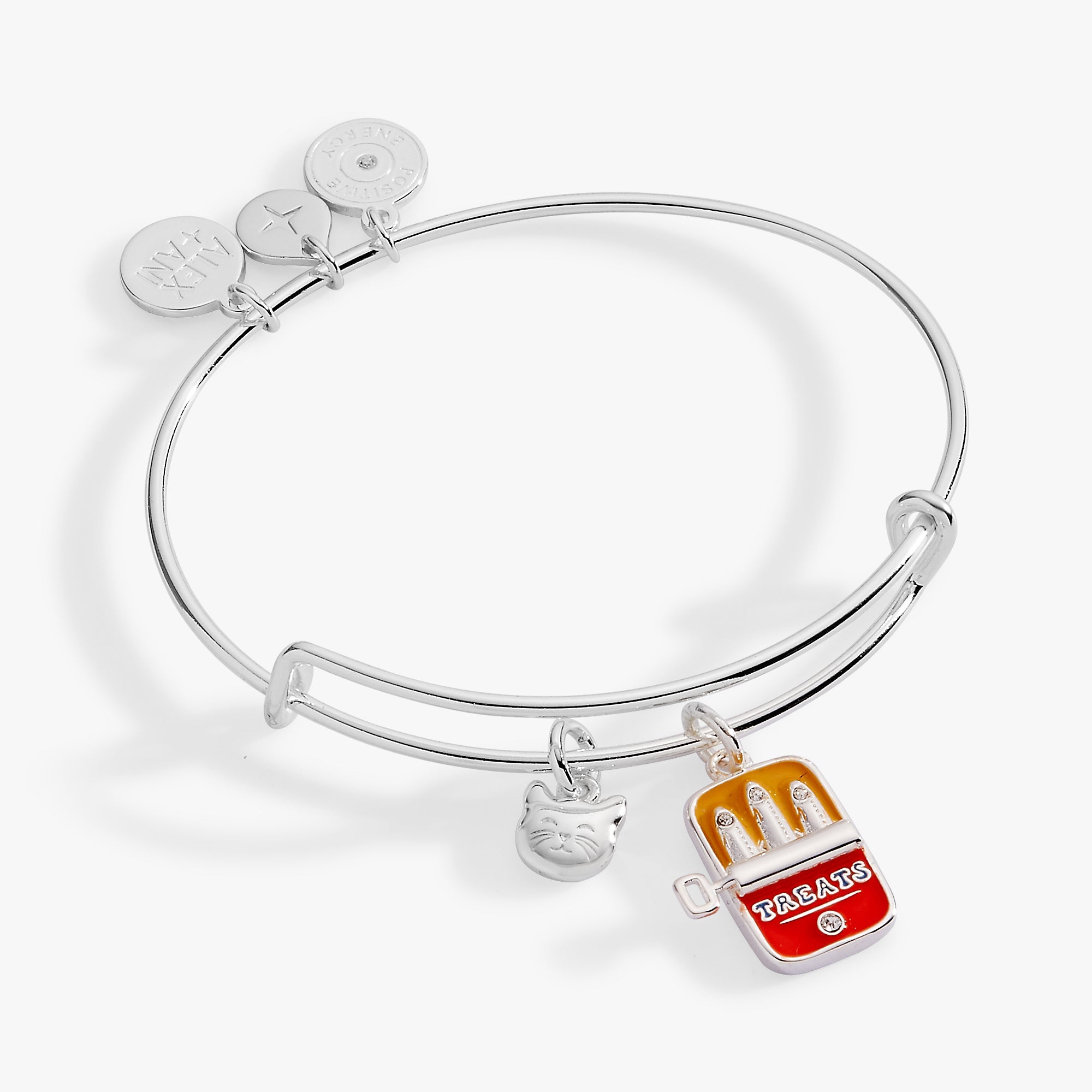 Cat & Sardine Tin Duo Charm Bangle - Aaria Tees Aaria Tees