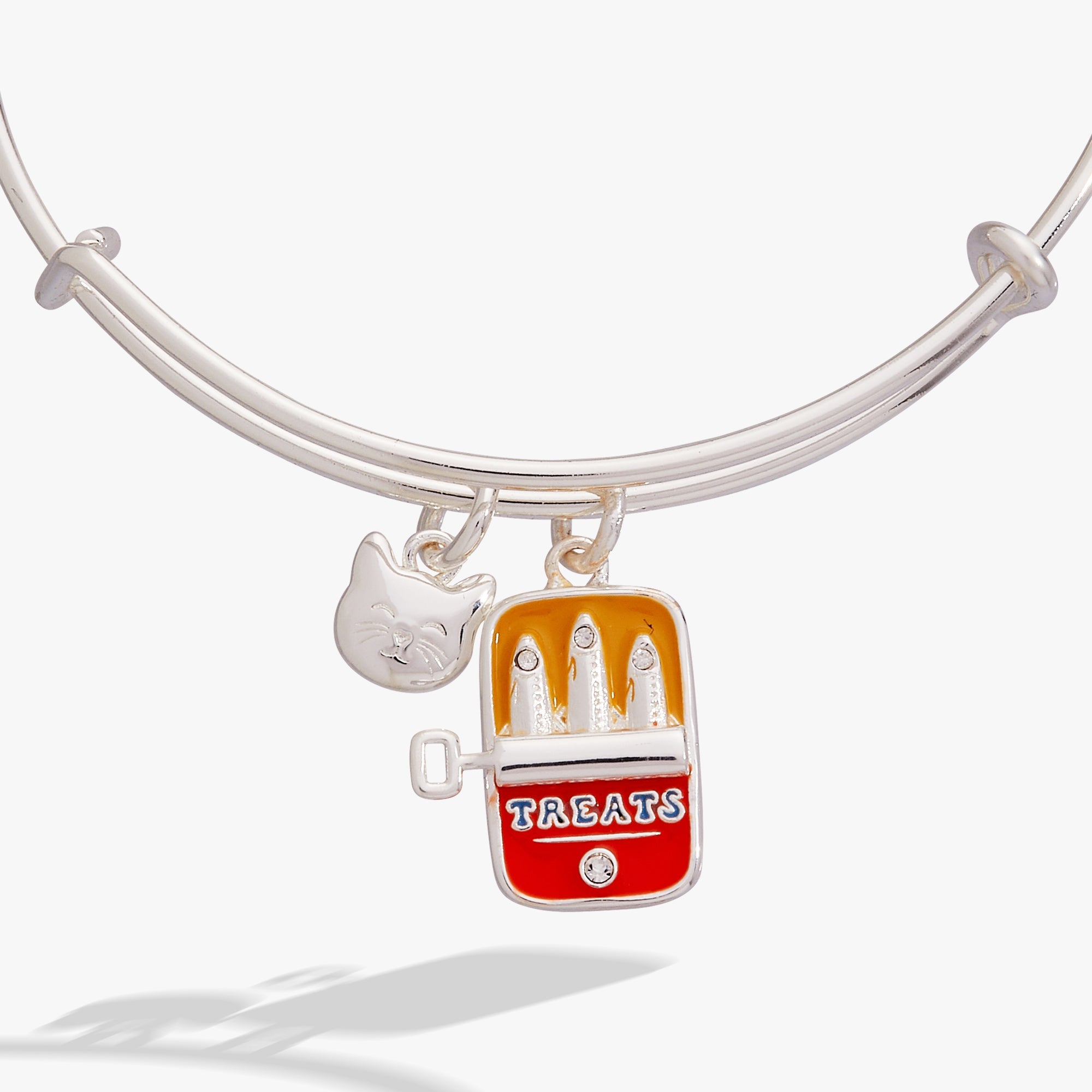 Cat & Sardine Tin Duo Charm Bangle - Aaria Tees Aaria Tees