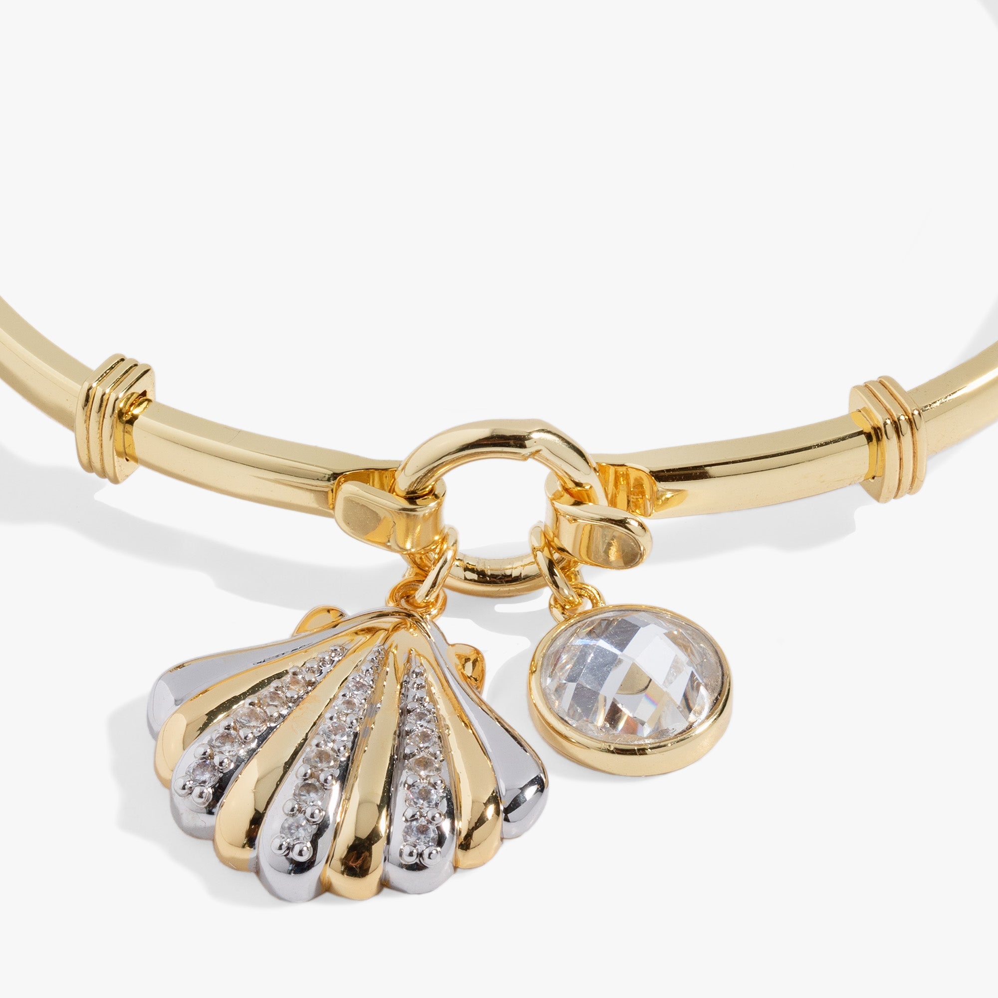Seashell Tension Bangle - Aaria Tees Aaria Tees
