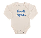 long sleeve graphic bodysuit | schmutz happens - Aaria Tees Aaria Tees