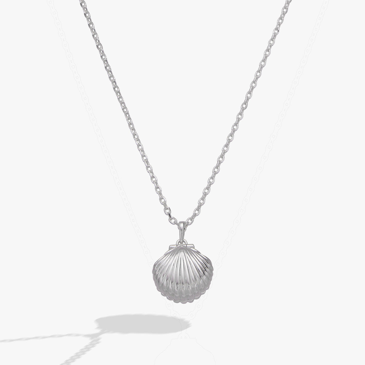 Salt + Sea 'Seashells Are Love Letters In The Sand' Seashell Locket Pendant - Aaria Tees