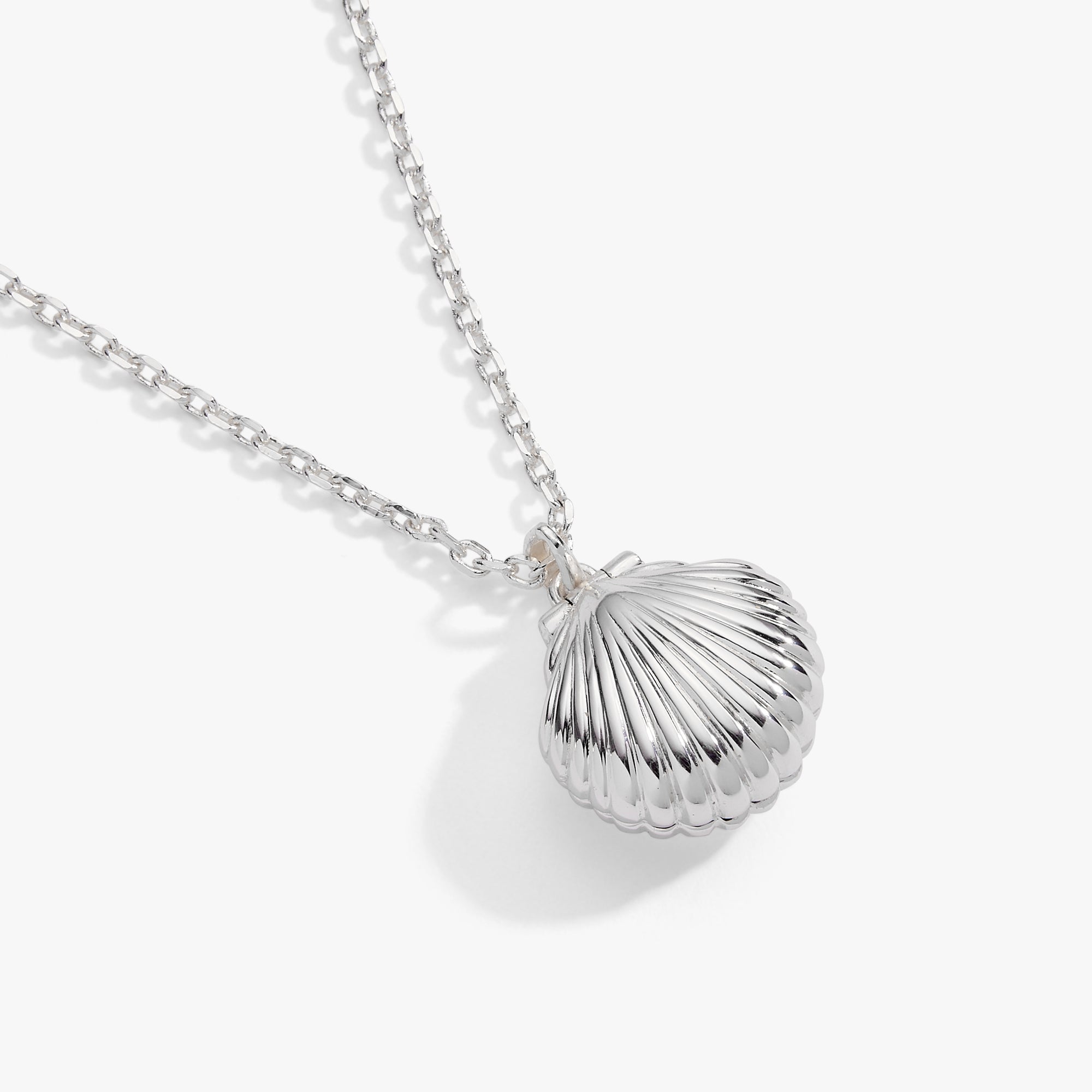 Salt + Sea 'Seashells Are Love Letters In The Sand' Seashell Locket Pendant - Aaria Tees Aaria Tees