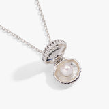 Salt + Sea 'Seashells Are Love Letters In The Sand' Seashell Locket Pendant - Aaria Tees Aaria Tees