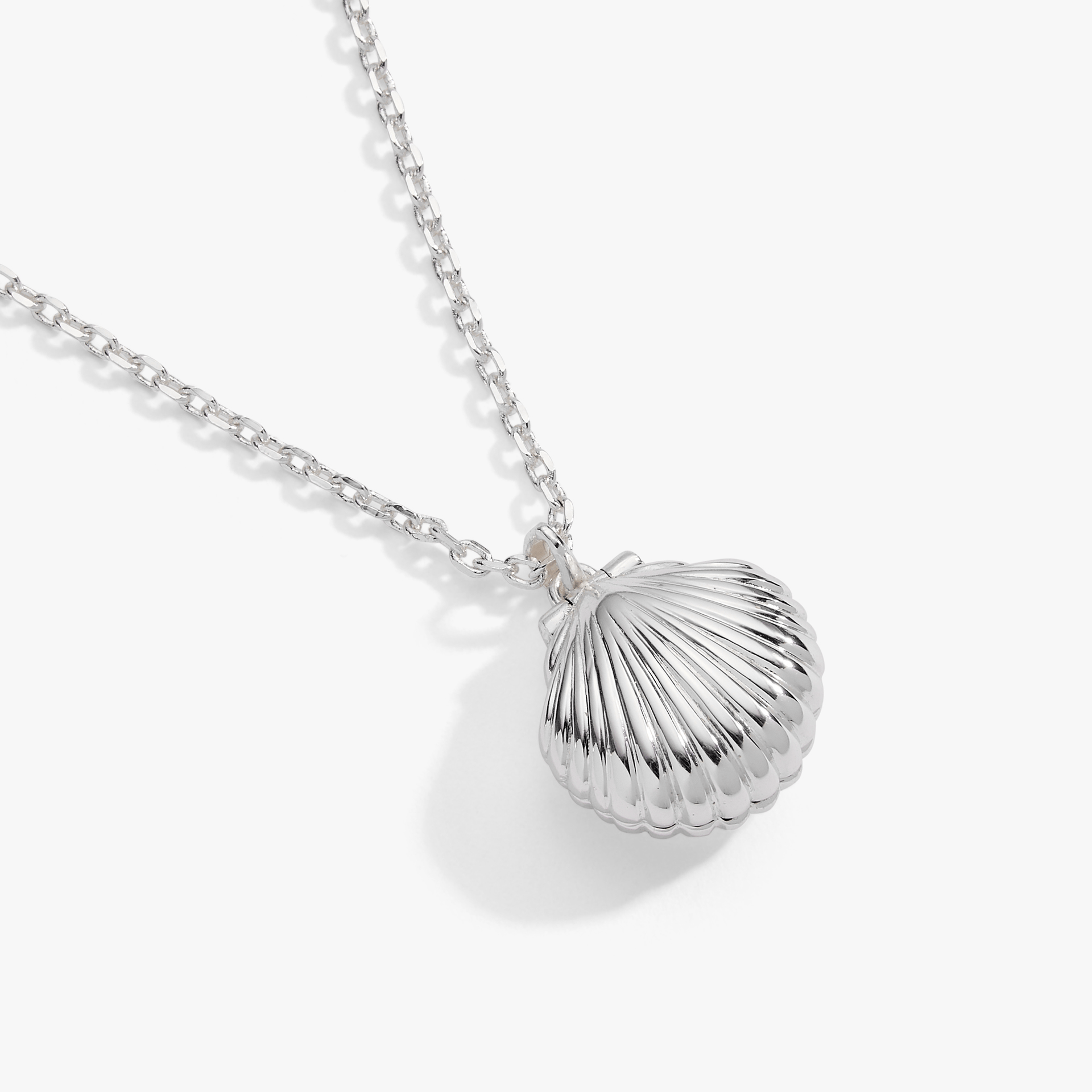 Salt + Sea 'Seashells Are Love Letters In The Sand' Seashell Locket Pendant - Aaria Tees Aaria Tees