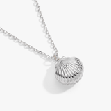 Salt + Sea 'Seashells Are Love Letters In The Sand' Seashell Locket Pendant - Aaria Tees Aaria Tees
