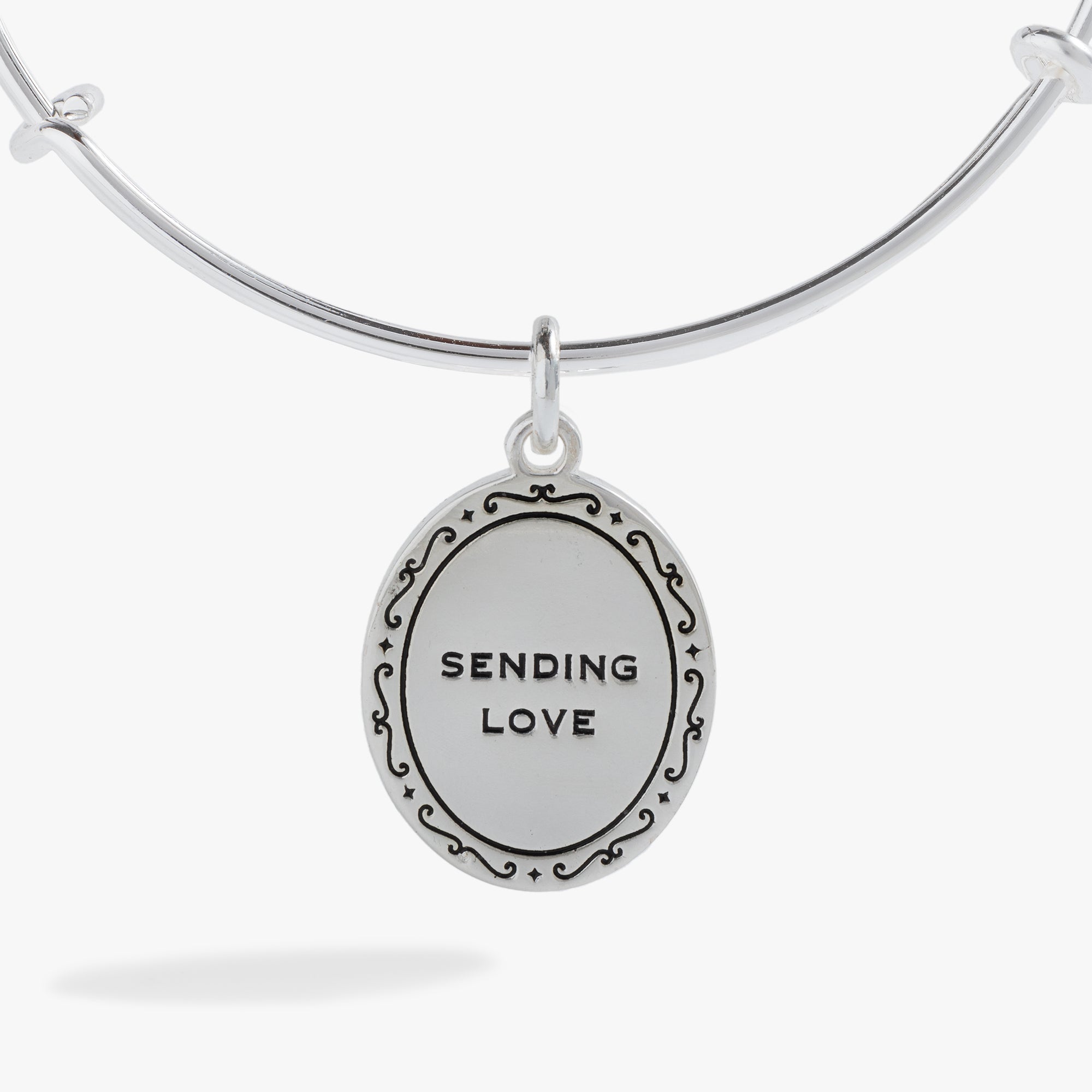Sending Love Charm Bangle - Aaria Tees Aaria Tees