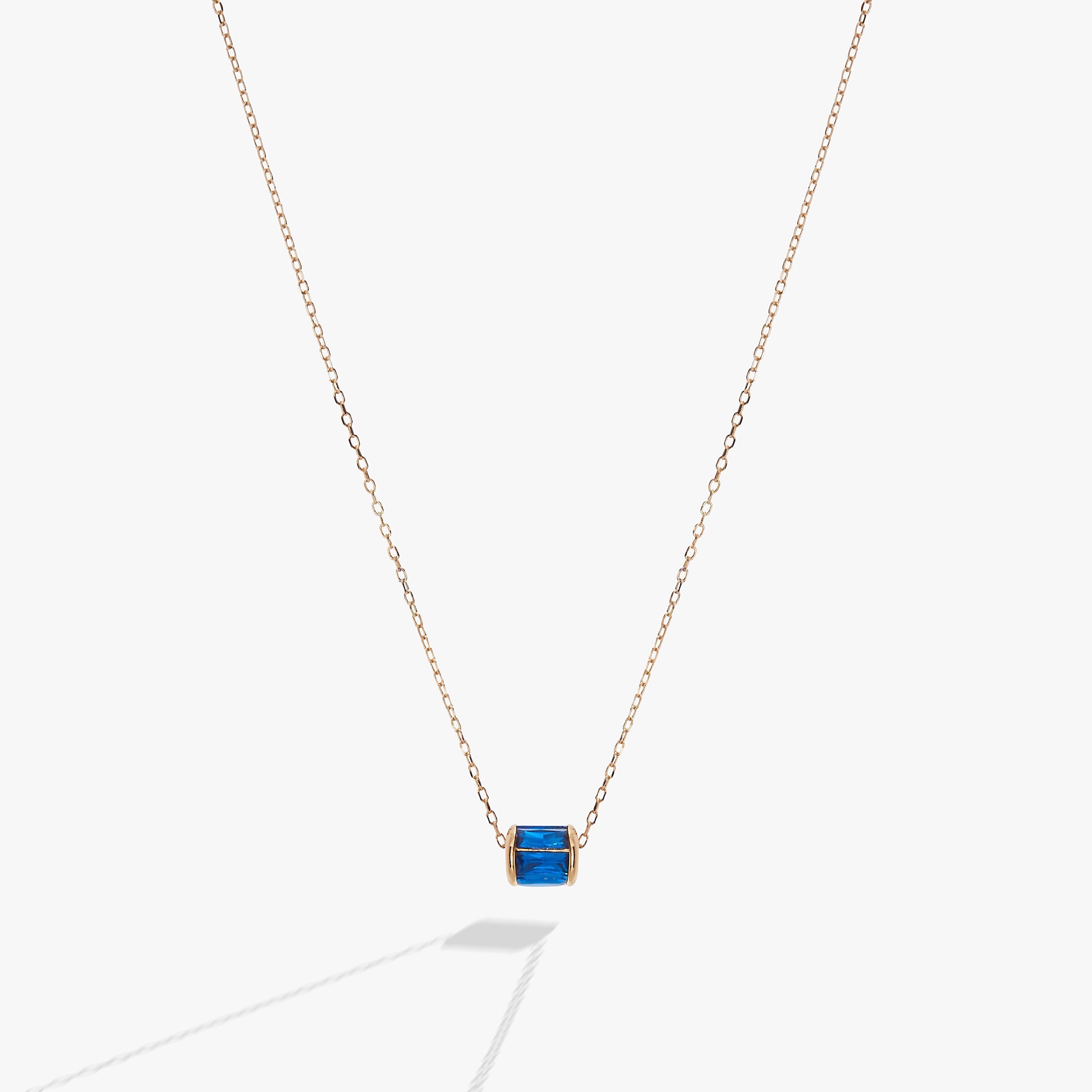 September Birthstone Precious Pendant Necklace - Aaria Tees Aaria Tees