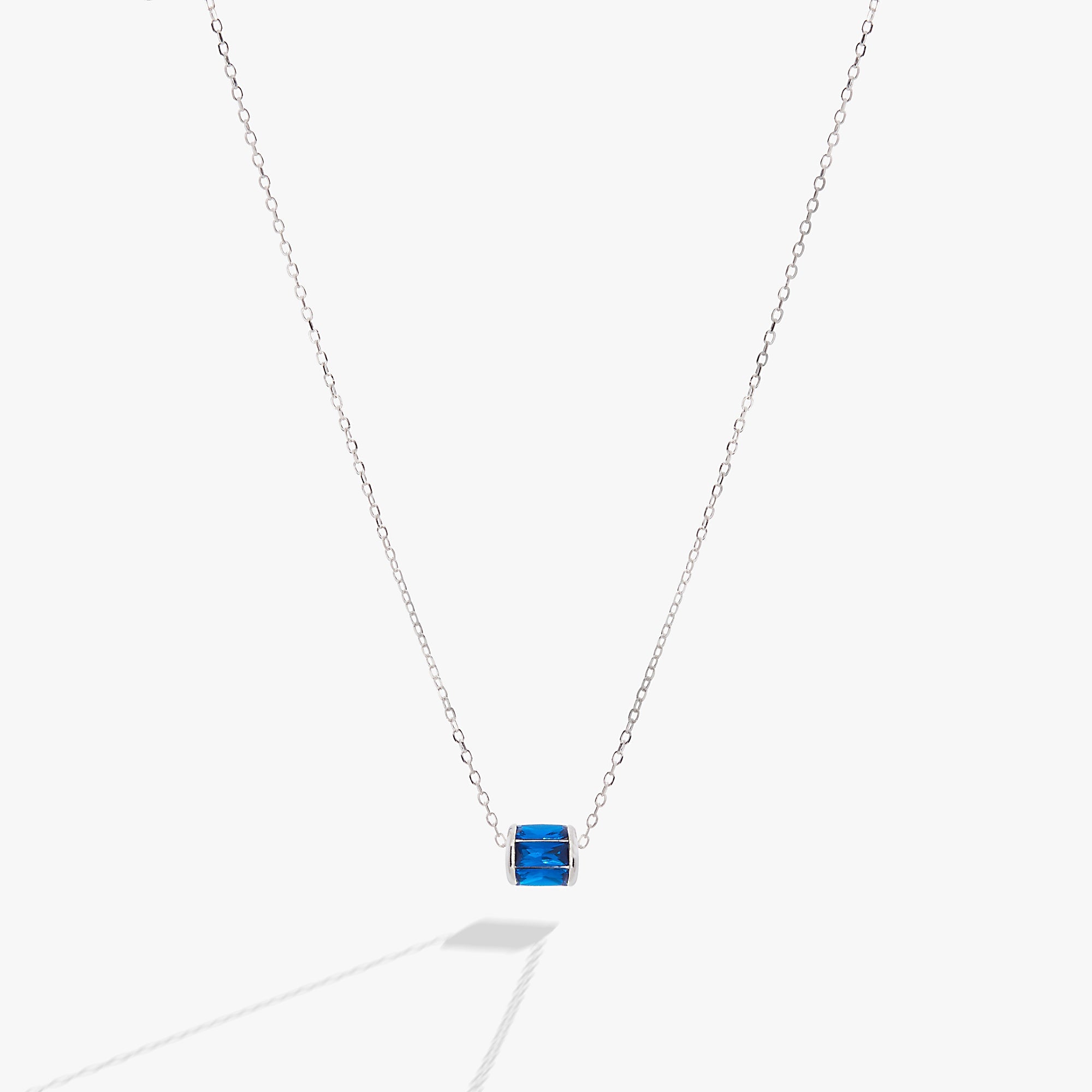 September Birthstone Precious Pendant Necklace - Aaria Tees Aaria Tees