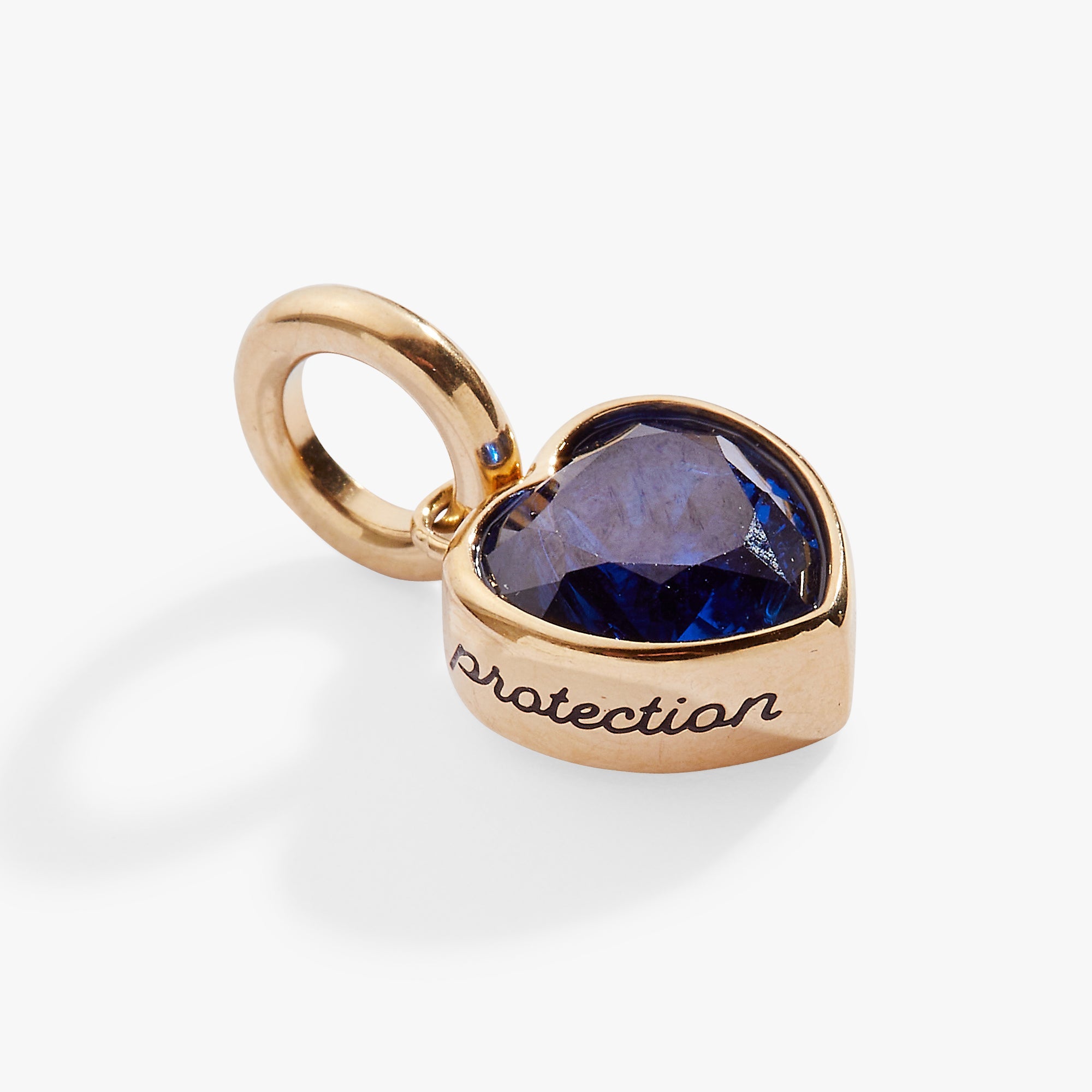 September 'Protection' Heart Birthstone Charm - Aaria Tees Aaria Tees