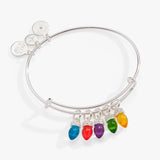 Christmas Light Bulb Charm Bangle - Aaria Tees Aaria Tees