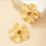 Shelby Flower Statement Earring - Aaria Tees Aaria Tees