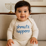 long sleeve graphic bodysuit | schmutz happens - Aaria Tees Aaria Tees