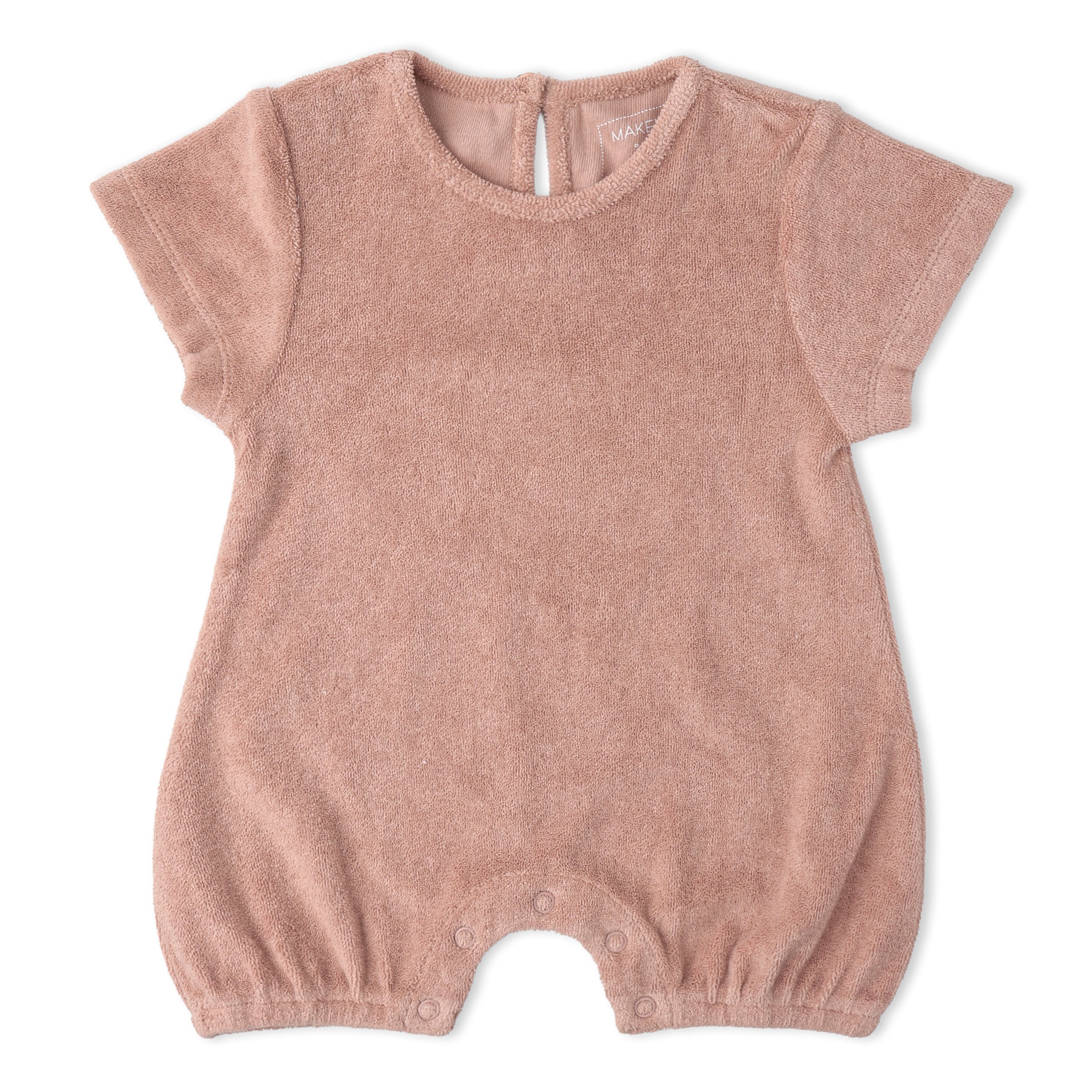 Organic Short Romper - Clay - Aaria Tees Aaria Tees
