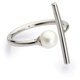 Single Pearl Ring Aaria Tees