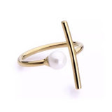 Single Pearl Ring Aaria Tees