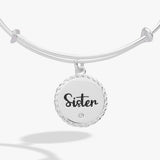 Sister 'Woven Together By Unbreakable Bonds' Charm Bangle - Aaria Tees Aaria Tees