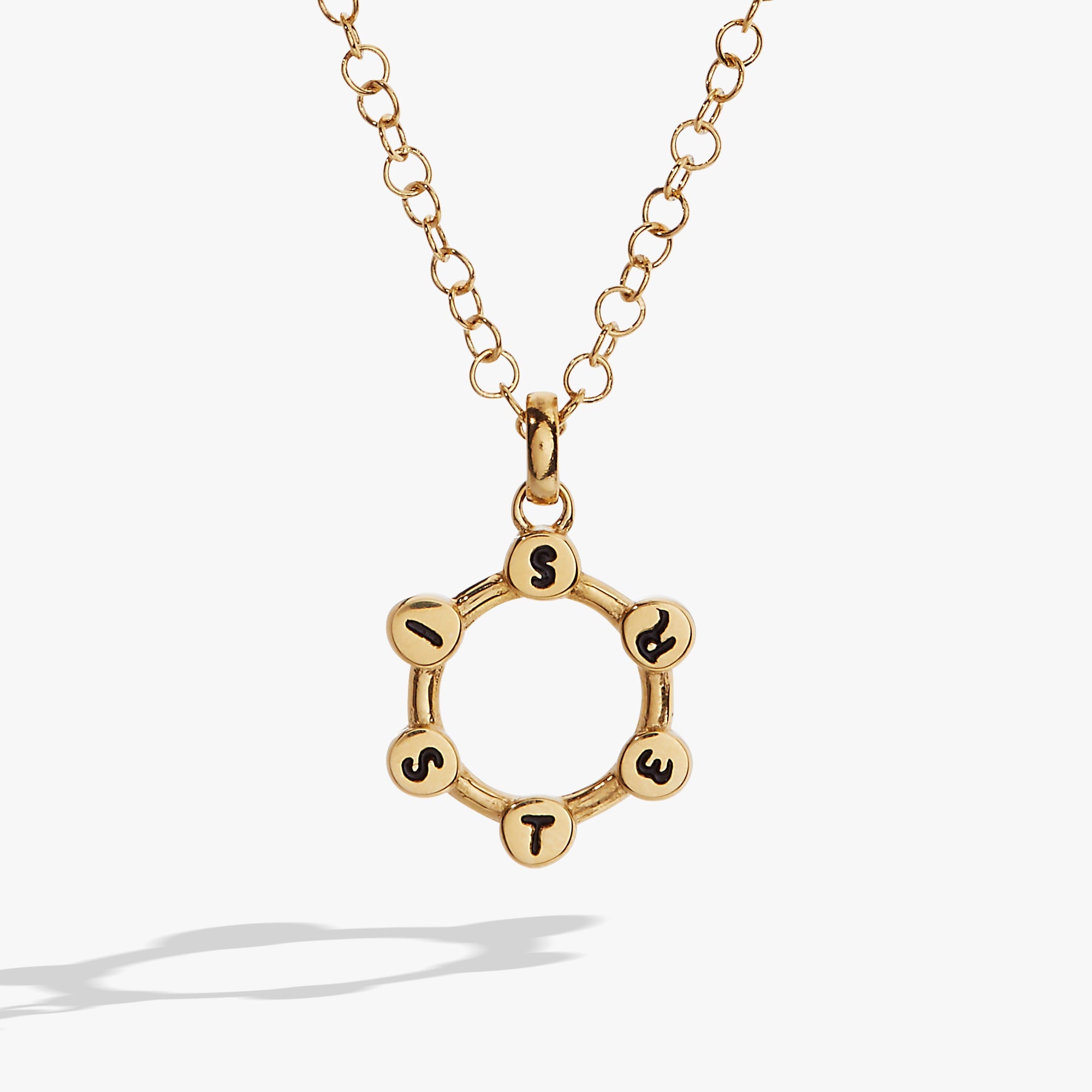 Sister Hidden Message Acrostic Necklace - Aaria Tees Aaria Tees