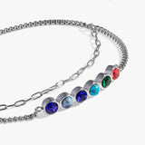 Sister Hidden Message Acrostic Bolo Bracelet - Aaria Tees Aaria Tees