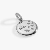 Sister Dragonfly Disc Charm - Aaria Tees Aaria Tees