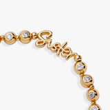 Sister Elongated Crystal Stretch Bracelet - Aaria Tees Aaria Tees
