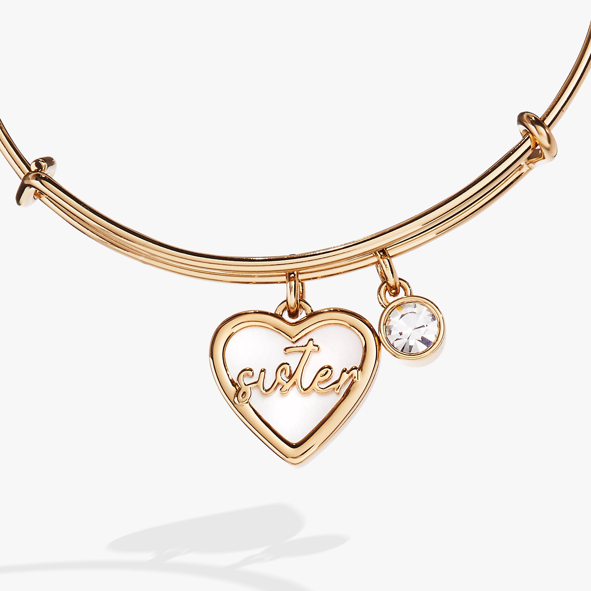 Sister Mother of Pearl Bangle - Aaria Tees Aaria Tees
