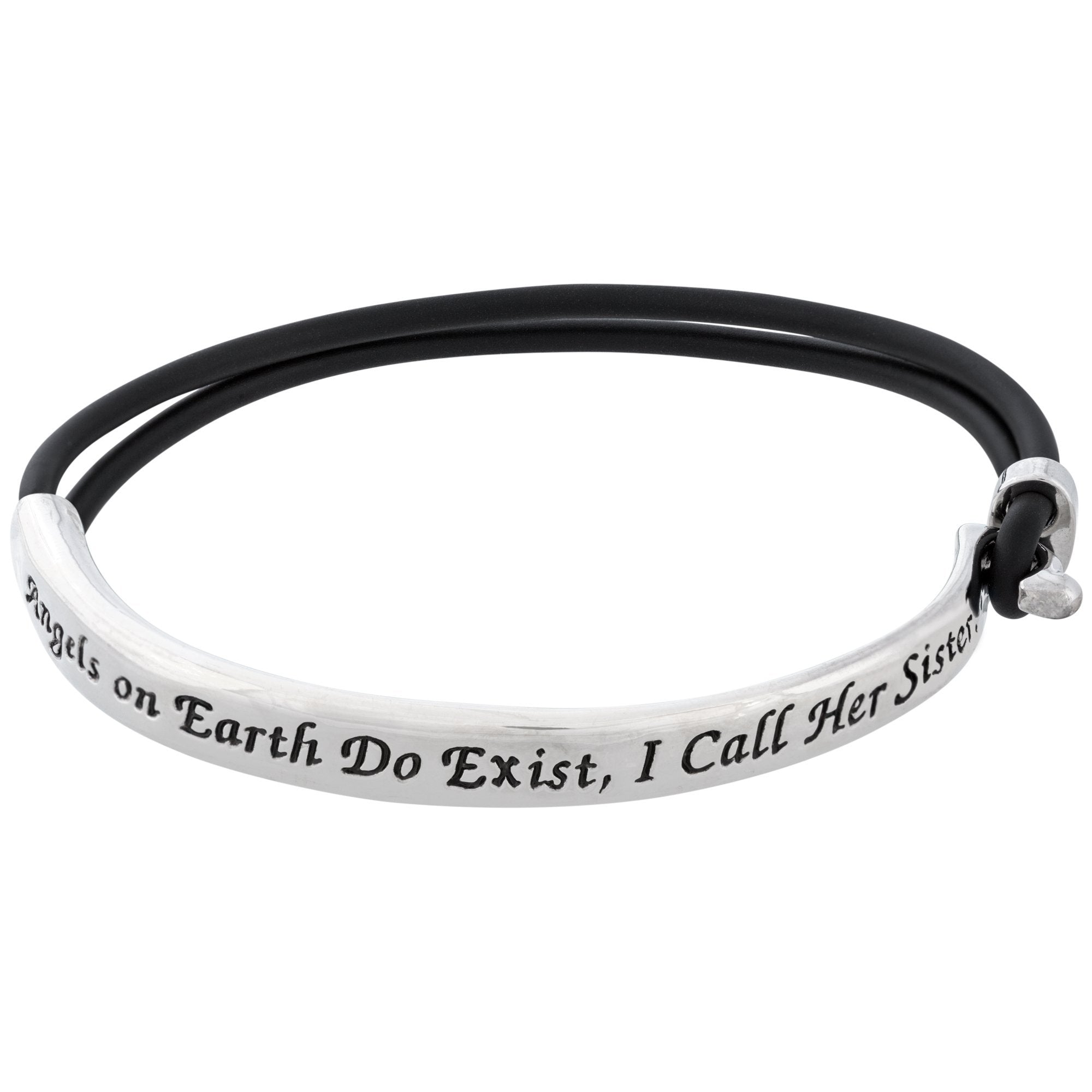 Sisters are Angels on Earth Bracelet - Aaria Tees Aaria Tees