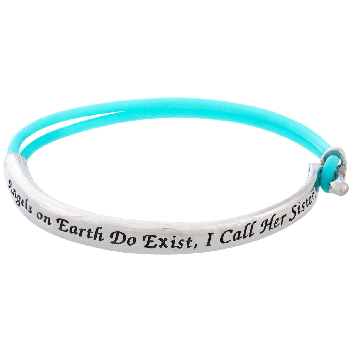 Sisters are Angels on Earth Bracelet - Aaria Tees