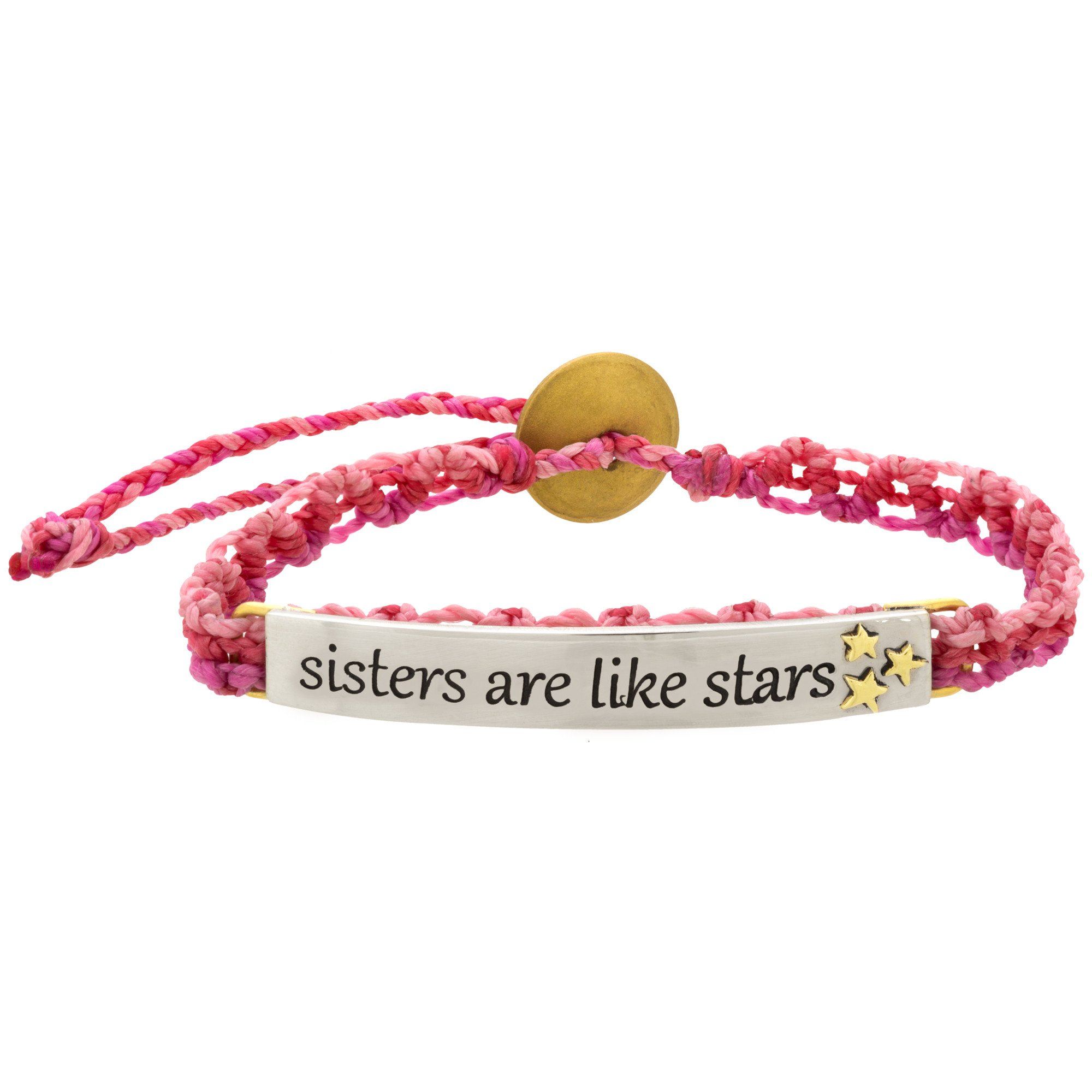Sisters are Like Stars Handwoven Bracelet - Aaria Tees Aaria Tees