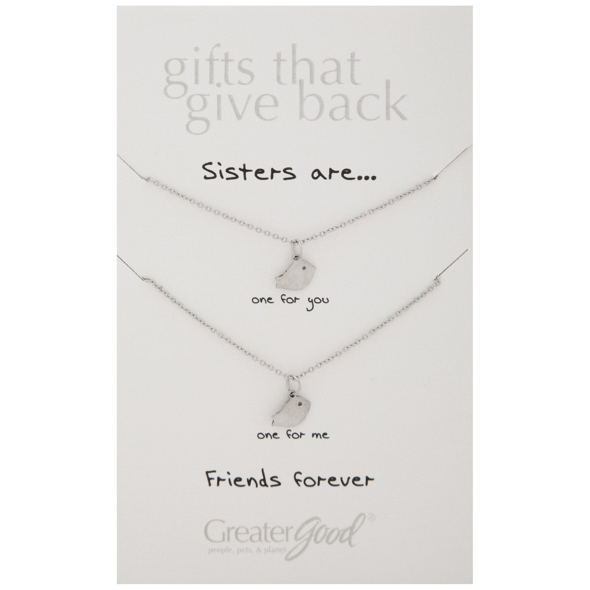 Sisters Matching Necklaces - Aaria Tees Aaria Tees