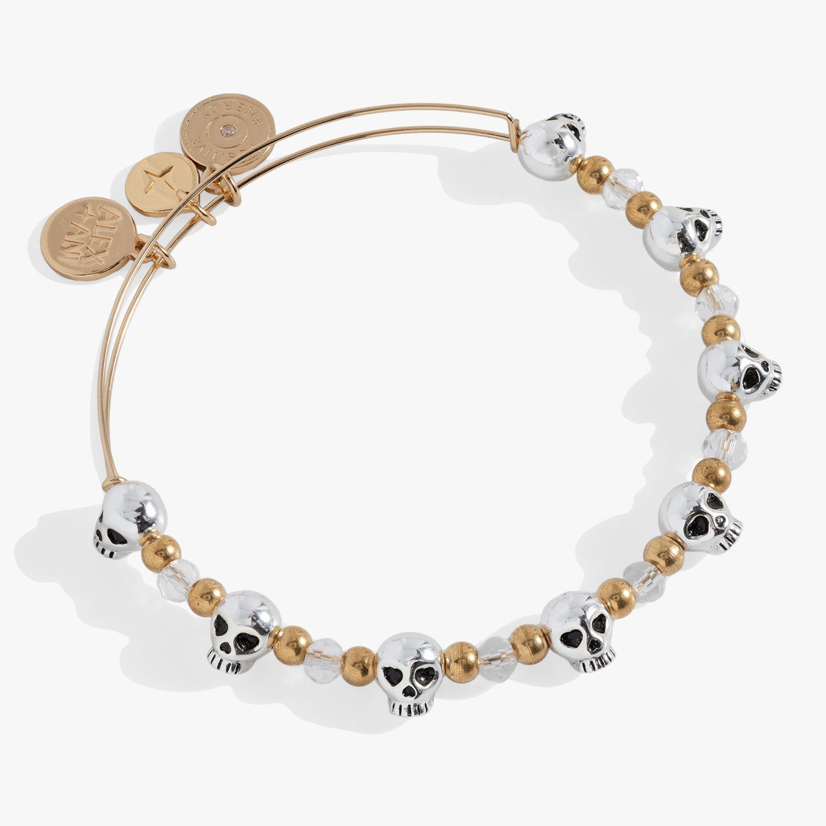 Skull Beaded Bangle - Aaria Tees