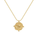 Skyler Coin Necklace Aaria Tees