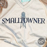 Smalltowner - Unisex V-Neck Tee - Aaria Tees Aaria Tees