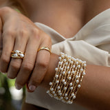 Blake Pearl Wrap Bracelet Aaria Tees