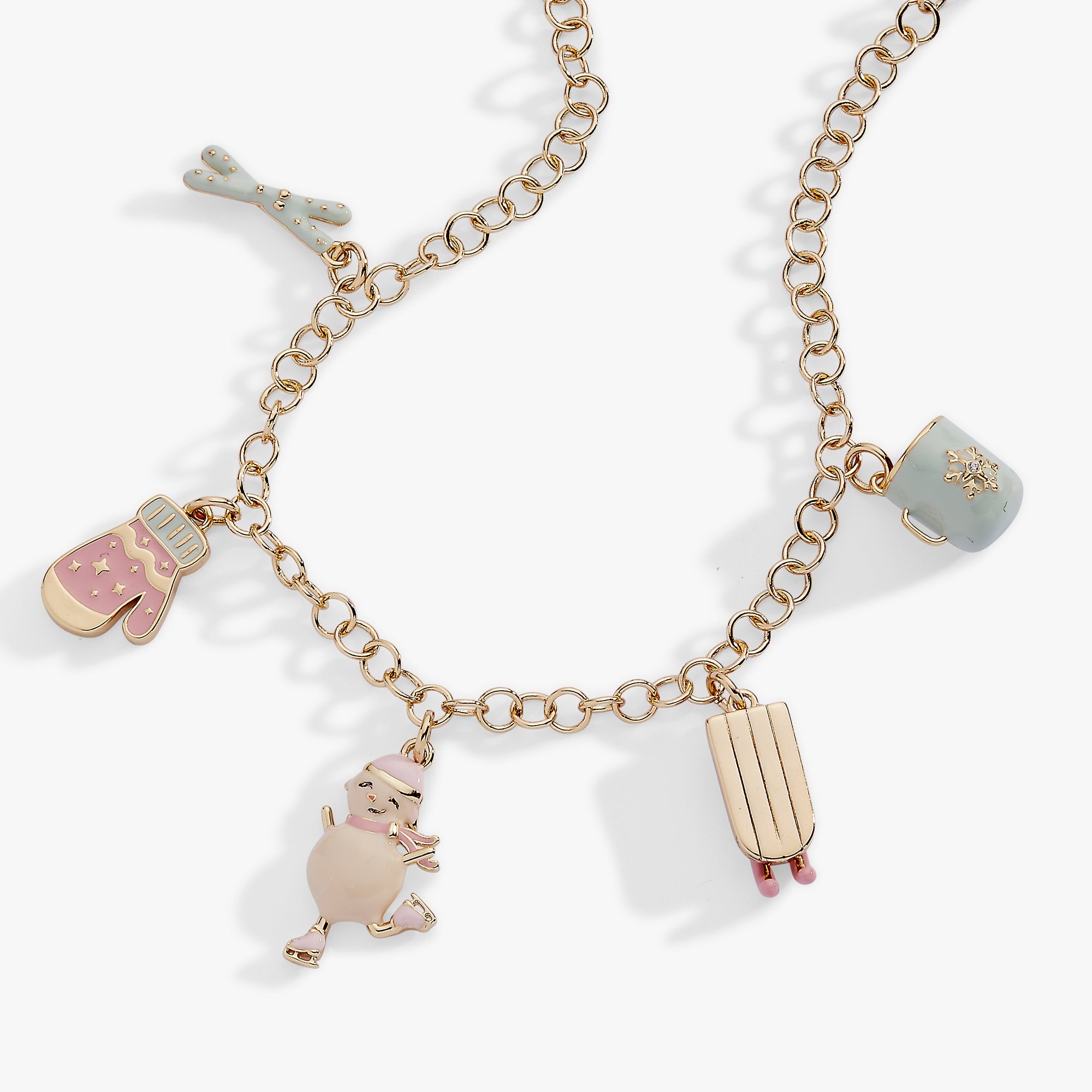 Winter Wonderland Multi Charm Necklace - Aaria Tees Aaria Tees
