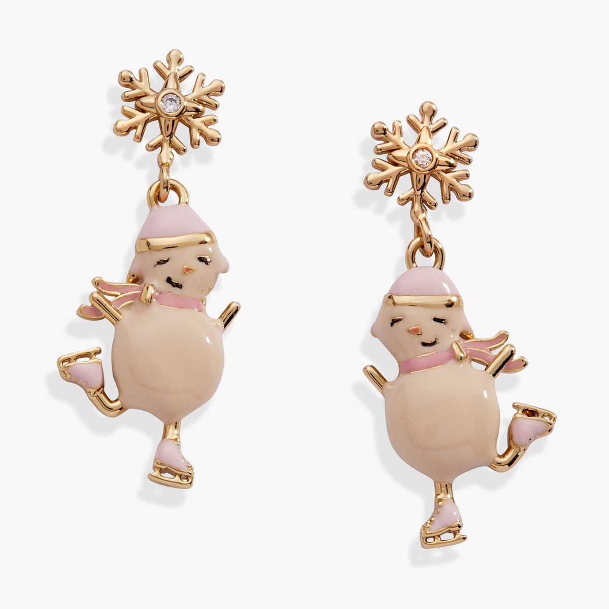 Winter Wonderland Snowman Drop Earrings - Aaria Tees