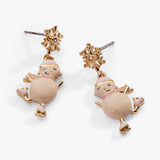 Winter Wonderland Snowman Drop Earrings - Aaria Tees Aaria Tees