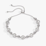 Crystal Snowflake Beaded Bolo Bracelet - Aaria Tees Aaria Tees