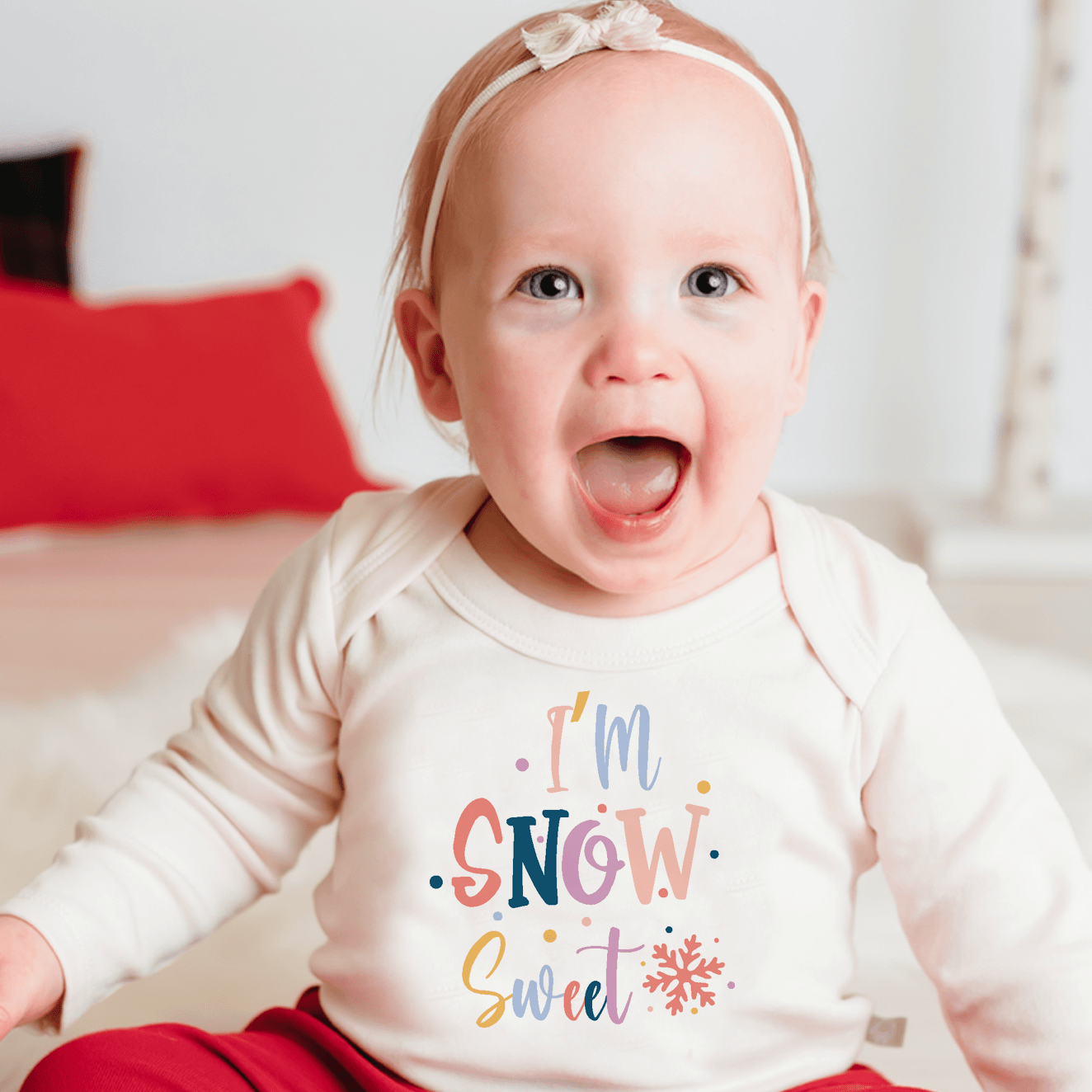 graphic bodysuit | snow sweet (long sleeve) - Aaria Tees Aaria Tees