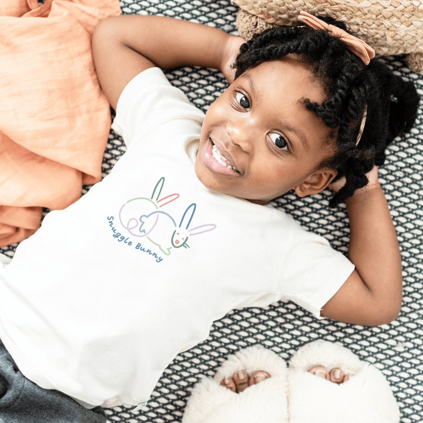 graphic tee | snuggle bunny - Aaria Tees Aaria Tees