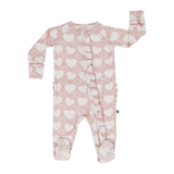 So Much Love Ruffle Footie Aaria Tees