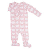 So Much Love Zipper Footie Aaria Tees