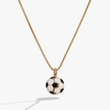 Soccer Ball "Control The Ball, Command The Game" Locket Necklace - Aaria Tees Aaria Tees