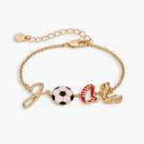 Soccer GOAL Linear Bracelet - Aaria Tees Aaria Tees