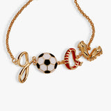 Soccer GOAL Linear Bracelet - Aaria Tees Aaria Tees