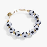 Soccer Oversized Beaded Bangle - Aaria Tees Aaria Tees