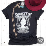 Society of Obstinate Headstrong Girls Short Sleeve Crew Neck Tee - Aaria Tees Aaria Tees