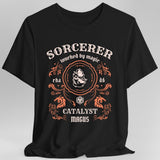 Sorcerer Class Vintage Label T-Shirt - Aaria Tees Aaria Tees