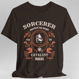 Sorcerer Class Vintage Label T-Shirt - Aaria Tees Aaria Tees